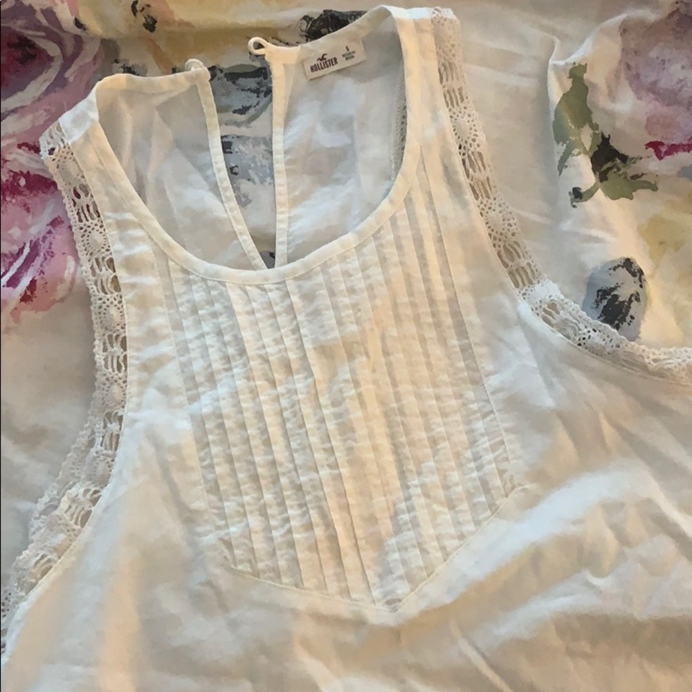 Hollister Lace Detail Halter Top